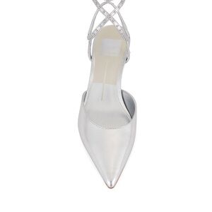 Dolce Vita Silver Heels Pointed Toe Slingback